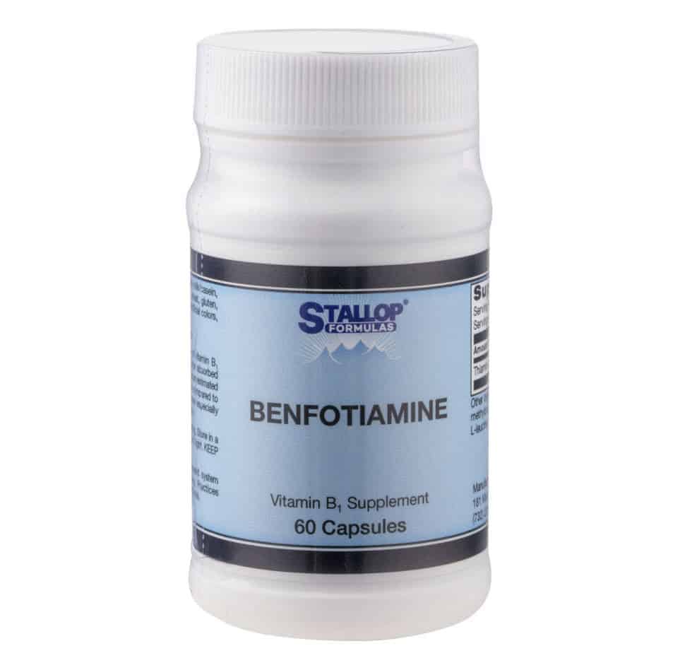 Stallop Formulas BENFOTIAMINE 150 MG - 60 CAPSULES Stallop Formulas BENFOTIAMINE 150 MG - 60 CAPSULES