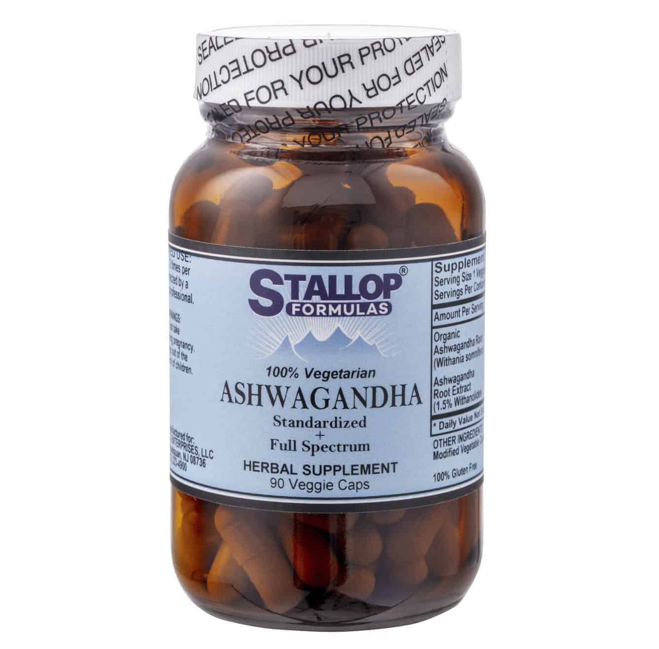 ASHWAGANDHA CAPSULES Stallop Formulas ASHWAGANDHA CAPSULES Stallop Formulas