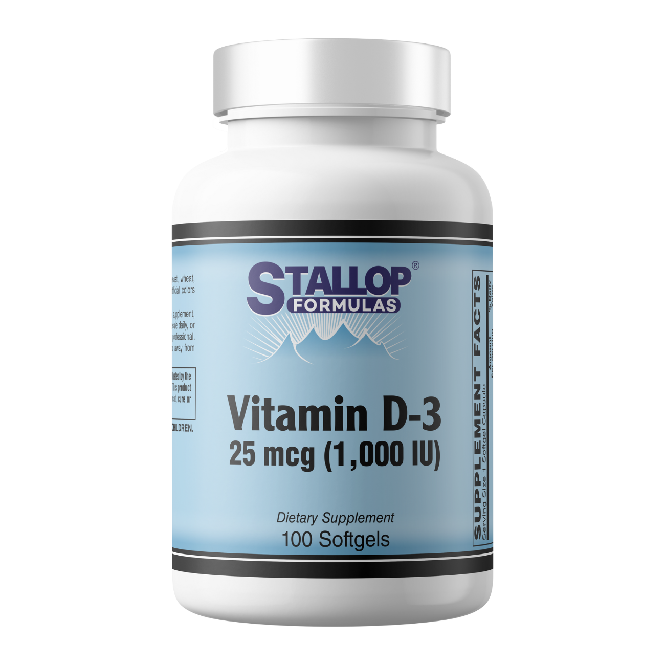 Stallop Formulas® Vitamin D3 25mcg (1000 IU)
