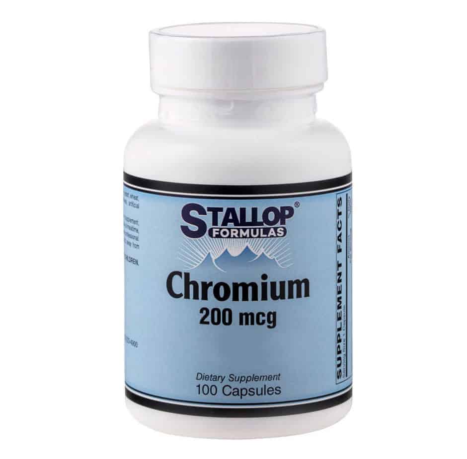 CHROMIUM 200 MCG Stallop Formulas CHROMIUM 200 MCG Stallop Formulas