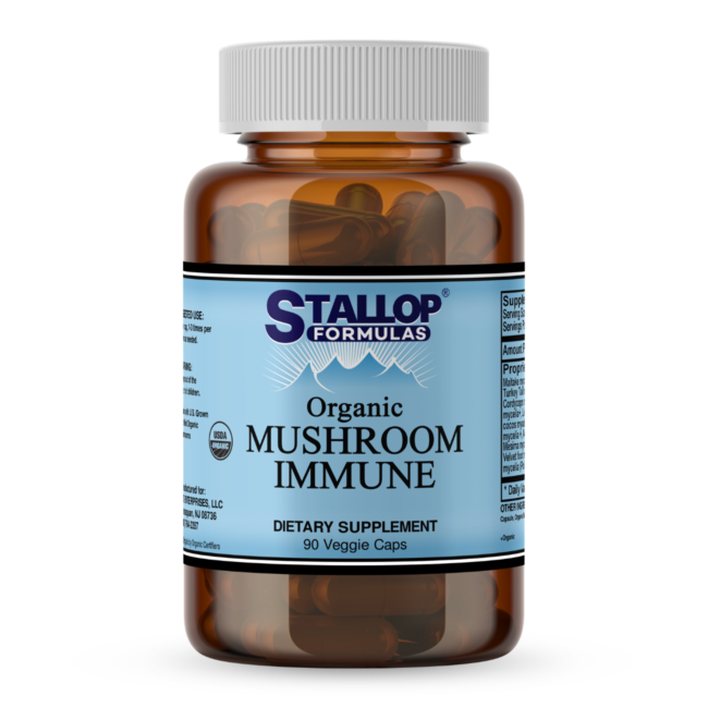 Organic Mushroom Immune 90 veggie caps Stallop Formulas