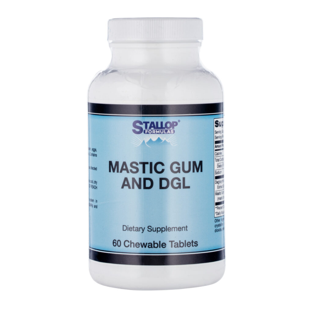 MASTIC GUM AND DGL Stallop Formulas