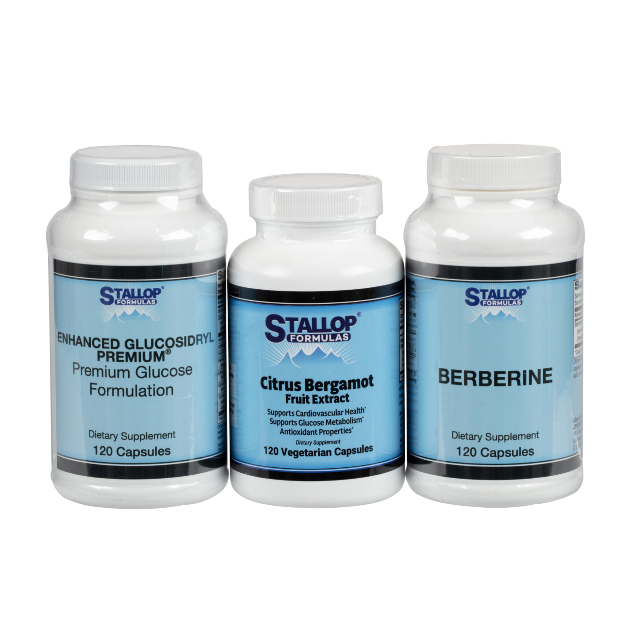 Stallop Formulas METABOLISM SUPPORT BUNDLE with Enhanced GLUCOSE Premium, Citrus Bergmot, Berberine Stallop Formulas METABOLISM SUPPORT BUNDLE with Enhanced GLUCOSE Premium, Citrus Bergmot, Berberine