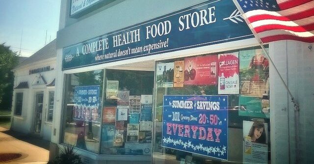 Monmouth Health Foods storefront