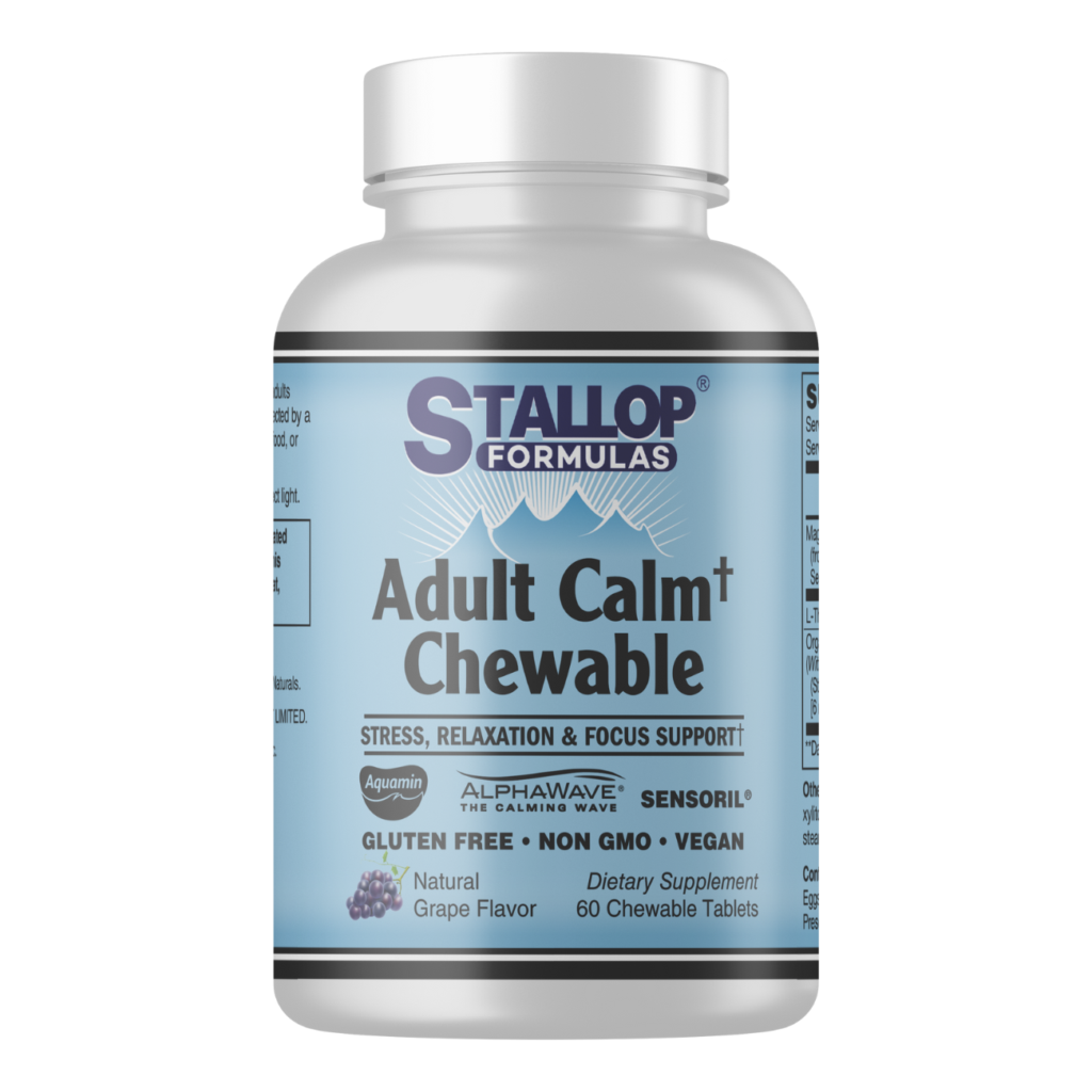 Stallop Formulas® Adult Calm Chewable 60 count for Calmness and Relaxation†