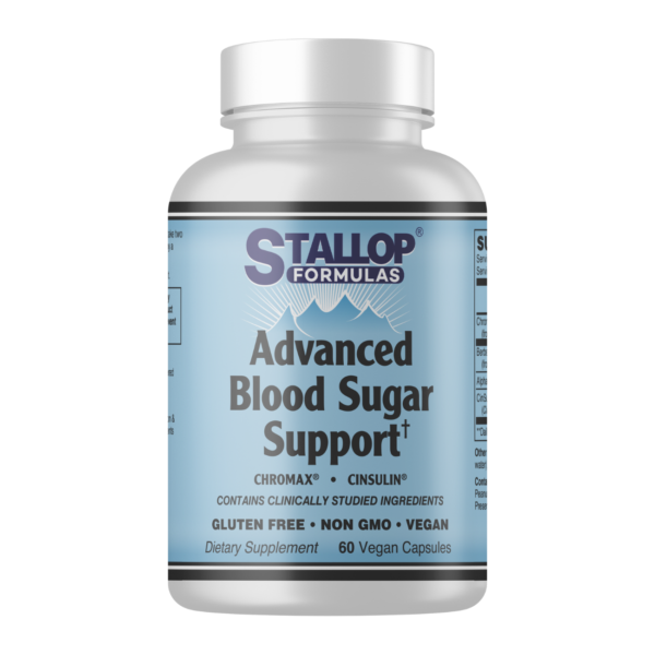 Support cardiovascular health and blood sugar management with Stallop Formulas® Advanced Blood Sugar Support†