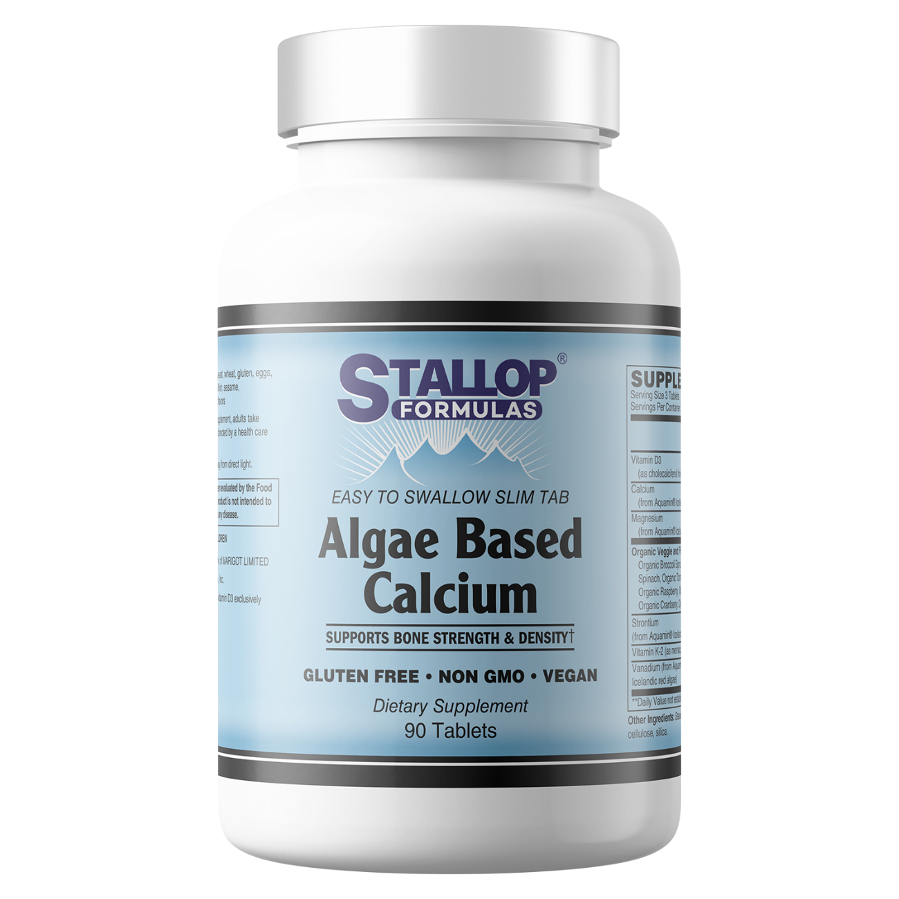 algae-calcium-slim-90-ct-final Stallop Formulas® Algae-Based Calcium Slim Tabs 90 count