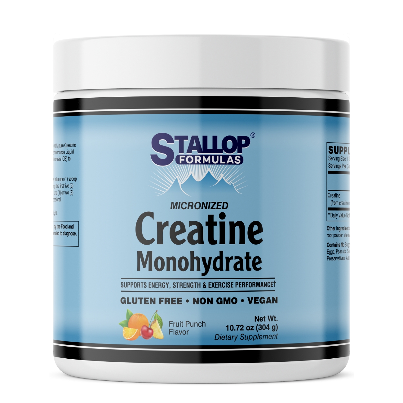 Creatine Monohydrate - Fruit Punch Flavor - Stallop Formulas
