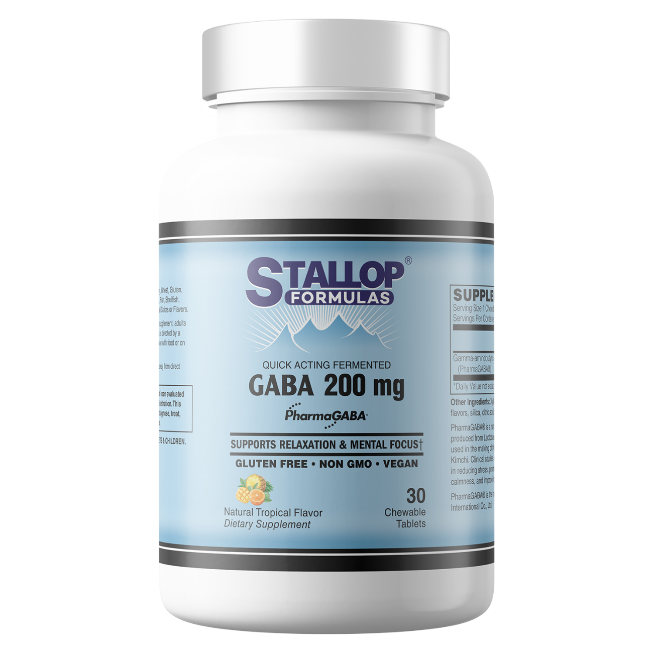 Chewable GABA 200 mg Stallop Formulas®