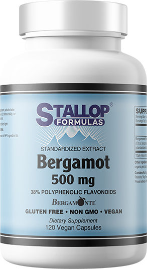 Citrus Bergamot 500 mg Standardized Extract 120 Capsules Stallop Formulas®