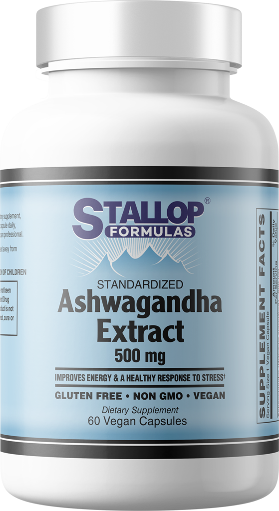 Ashwagandha Extract Standardized 500 mg Stallop Formulas 60 capsules